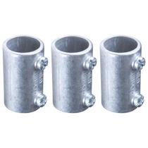 3 Luvas De Emenda 3/4 Em Alumínio Reta S/ Rosca Tramontina