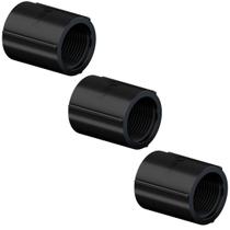 3 Luvas Eletroduto Tigre 1/2" Pvc C/rosca Antichama