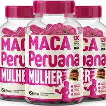 3 Ma ca Peru ana Mulher 120 Cápsulas 500mg Premium
