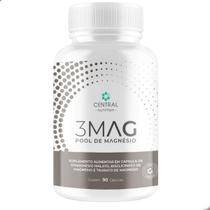 3 Mag Pool de Magnésio 90 cápsulas Central Nutrition