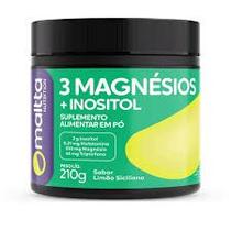 3 Magnesios Inositol Sabor Limao Siciliano 210g. Maltta 3 Magnesios Inositol Sabor Limao Siciliano 210g. Maltta