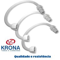 3 Mangueiras Engate Plástico Flexível P/ Vaso 40cm Krona 3 Mangueiras Engate Plástico Flexível P/ Vaso 40cm Krona
