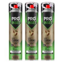 3 Mata Cupim E Broca Pro Inset Fácil Aplicação Madeira 350ml