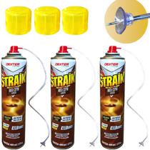 3 Mata Cupim Madeira Porta Aerosol Straik C/ Aplicador 400ml Dexter Latina