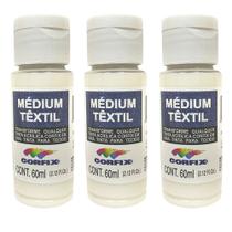 3 Medium Textil Corfix 60ml