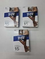 3 Meias Calça Fio 15 adherence Trifil 6394.Tamanho:EGCor:PretoGênero:Feminino