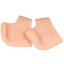 3 Meias Silicone Anti Rachadura Calcanhar Protege Hidrata