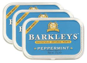 3 MINI BALA BARKLEYS peppermint Pastilhas Sabor Canela 15g