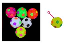 3 mini Bolas Divertidas de Led em formato de bola de futebol