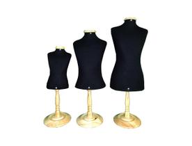 3 Mini Busto Manequim Pet