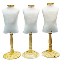 3 Mini Busto Manequim Pet