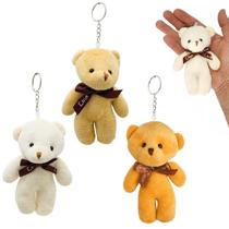 3 Mini Chaveiro De Pelúcia Ursinho Love Muito Fofo Presente
