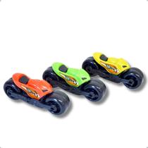 3 Mini Motos Miniatura Motinho Na Solapa - Bs Toys da Pista
