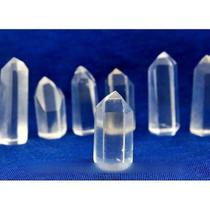 3 Mini Ponta Cristal Lemurian Gerador Sextavado 2,5cm