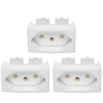 3 Módulo Tomada Branco Lunare 2p+t 250v 20a - Schneider