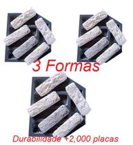 3 Moldes ou Formas para Gesso Cimento cod 60