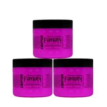 3 Mousse capilar Fantasy Coiffer 350G Desamarelador 3 unid.