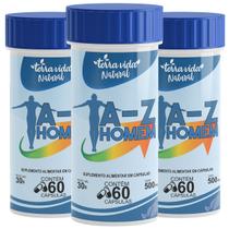 3 Multivitamínico A-Z Homen 60 cápsulas 3 Multivitamínico A-Z Homen 60 cápsulas