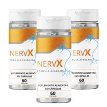 3 nervx original 60 cápsulas envio imediato