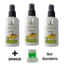 3 Neutralizador de Odor Sanitário Cítrico Perfume Banheiro Free Coco 60ml da Senalândia - Envio Já