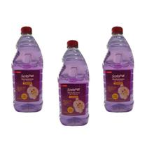 3 Neutralizador Odor Pet Desinfetante Animais Cheiroso 2 Litro de Lavanda Petshop Limpeza - Envio Já