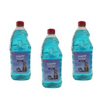 3 Neutralizador Odor Pet Desinfetante Animais Cheiroso 2 Litros de Marine Petshop Limpeza - Envio Já