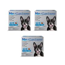 3 Nexgard Antipulgas Cães 4 a 10 kg Combo 3 Comprimidos 3 Nexgard Antipulgas Cães 4 a 10 kg Combo 3 Comprimidos