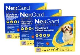 3 Nexgard Spectra Antipulga Para Cães Cão De 3,6 A 7,5kg 9tb