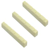 3 Nut pestana violão clássico em ABS Creme 09x06x52mm MXP