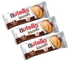 3 nutella biscuit biscoito wafer creme de avelã ferrero 41g 3 nutella biscuit biscoito wafer creme de avelã ferrero 41g
