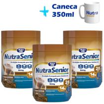 3 Nutra Senior 50+ Rico Em Vitaminas E Mineirais + Presente Exclusivo Caneca Nutra Senior