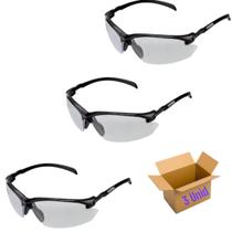 3 Oculos Segurança Proteção Kalipso Capri Incolor Ca 25714
