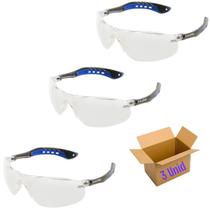 3 Oculos Segurança Proteção Kalipso Jamaica Incolor Ca 35156
