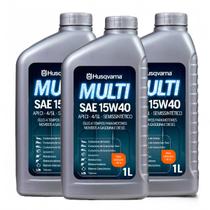 3 Óleo 4 Tempos 1L Husqvarna Semissintético Multi SAE15W40