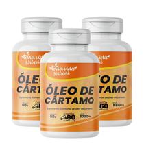 3 Óleo De Cártamo 60 Cáps De 1000mg Terra Vida Natural