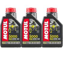 3 Oleo Motul 5000 20w50 Semissintético 4t
