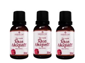 3 Oleo Vegetal Rosa Mosqueta -30ml