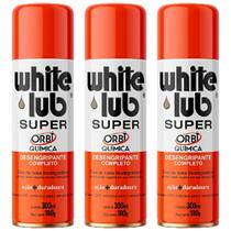 3 Óleos Desengripante E Antiferrugem Spray 300ml - White Lub