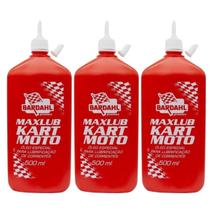 3 Óleos Lubrificante Corrente Bardahl Maxlub Kart E Moto