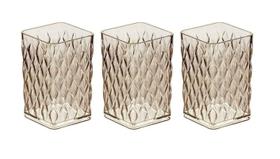 3 Organizador Porta Escova Âmbar Maquiagem Pincéis Objetos 3 Organizador Porta Escova Âmbar Maquiagem Pincéis Objetos