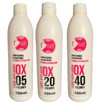 3 Ox Loção Reveladora 05, 20, 40 Vol. 450ml Juzy Cosméticos