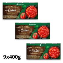 3 pack tomate pelado em cubos members mark 3 latas 400g cada importado qualidade italiana