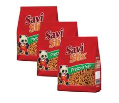 3 PACOTE SALGADINHO PRETZELS MINI Savi Stix 400G