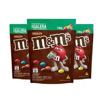3 Pacotes Chocolate M&m's 148g - Escolha o Sabor