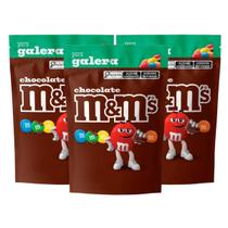 3 Pacotes Chocolate Mms 132g Escolha o Sabor