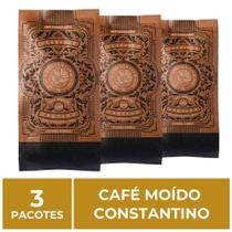 3 Pacotes de 250g, Café Moído, Constantino