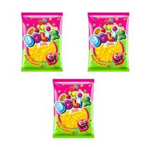 3 Pacotes de 500g Bala Bolix Sabor Maracujá Adoçar Seu Dia