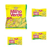 3 Pacotes De Bala De Milho Verde Mais Cremosa Pocket 500G