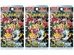 3 Pacotes de Booster Pack Pokémon TCG Japanese High Class Shiny Treasure SV4a