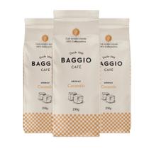 3 pacotes de Café Baggio aroma Caramelo 250g